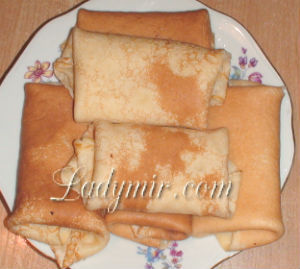 Блины на молоке