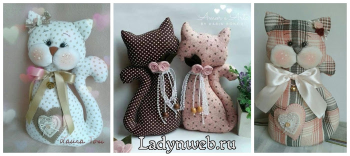 Мягкие игрушки коты из ткани своими руками выкройки