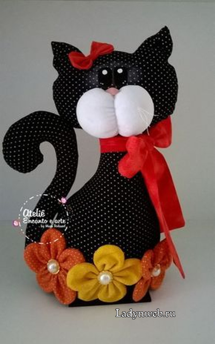 Мягкие игрушки коты из ткани своими руками выкройки