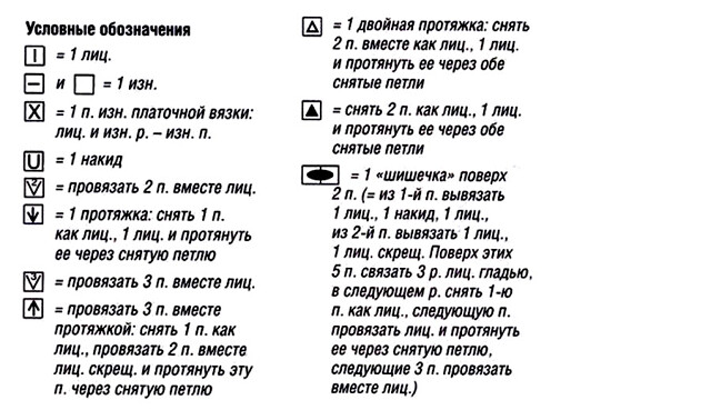 Пуловер с узором из листьев спицами