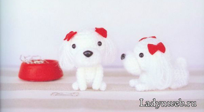 Маленькие игрушки собачки амигуруми крючком схемы