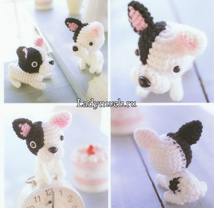 Маленькие игрушки собачки амигуруми крючком схемы
