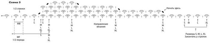 Топ с разрезами по бокам крючком