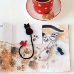 Закладки для книг коты крючком схемы