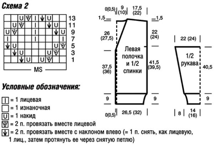 Ажурный кардиган свободного кроя с поясом спицами