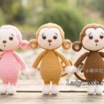 Обезьяны амигуруми крючком схемы