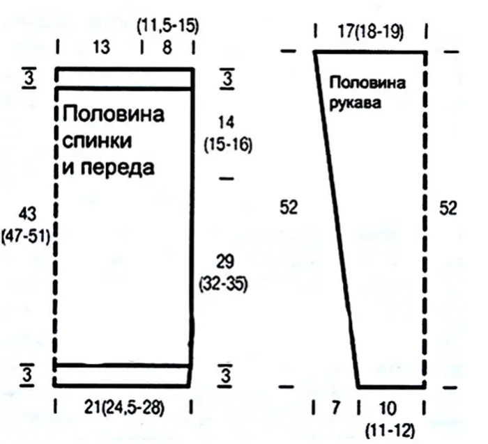 Джемпер бирюзового цвета с вырезом лодочкой спицами
